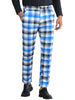 Plaid Printed Trousers for Men&