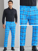 Plaid Printed Trousers for Men&
