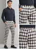 Argyle Dress Pants for Men&