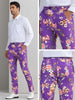 Floral Printed Dress Pants for Men&