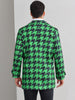 Houndstooth Trench Coat for Men&