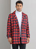 Houndstooth Trench Coat for Men&