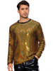 Sparkly Sequin T-Shirt for Men&