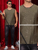Glitter Tank Tops for Men&