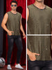 Glitter Tank Tops for Men&