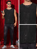 Glitter Tank Tops for Men&