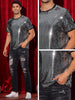 Sequin T Shirt for Men&