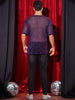 Glitter Mesh Sheer T Shirt for Men&