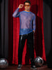 Glitter Mesh T Shirt for Men&