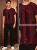 Sparkling Sequin T-Shirt for Men&