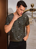 Sparkling Sequin T-Shirt for Men&