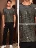Sparkling Sequin T-Shirt for Men&