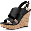 Open Toe Platform Wedge Sandals for Women
