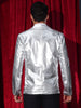 Sparkly Metallic Blazer for Men&