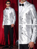 Sparkly Metallic Blazer for Men&