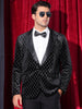 Velvet Sparkly Blazers for Men&