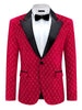 Velvet Sparkly Blazers for Men&
