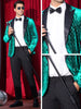 Velvet Sparkly Blazers for Men&