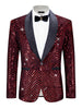 Sequin Argyle Blazer for Men&