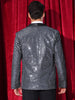 Sequin Argyle Blazer for Men&