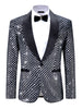 Sequin Argyle Blazer for Men&