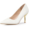 Pointy Toe Stiletto Heel Wedding Sparkly Heels Pumps for Women