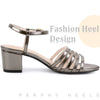 Open Toe Ankle Strap Slingback Chunky Heel Sandals for Women