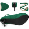 Cross Lace Up Stiletto Heels Platform Pumps for Women