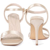 Squared Toe Stiletto Heel Sandals for Women
