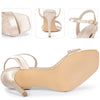 Squared Toe Stiletto Heel Sandals for Women