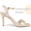 Squared Toe Stiletto Heel Sandals for Women