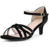 Ankle Strap Kitten Heels Sandals for Women