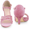 Ankle Strap Kitten Heels Sandals for Women
