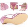 Ankle Strap Kitten Heels Sandals for Women