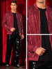 Sequin Varsity Jacket for Men&