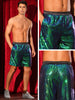 Sequins Shorts for Men&