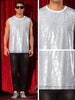 Sequin Tank Top for Men&