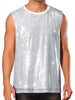Sequin Tank Top for Men&