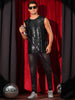 Sequin Tank Top for Men&
