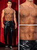 Rhinestone Fishnet Tank Top for Men&