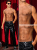 Rhinestone Fishnet Tank Top for Men&