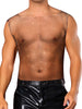 Rhinestone Fishnet Tank Top for Men&