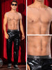 Rhinestone Fishnet Tank Top for Men&