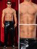 Rhinestone Fishnet Tank Top for Men&