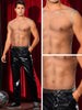 Rhinestone Fishnet Tank Top for Men&