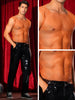 Rhinestone Fishnet Tank Top for Men&