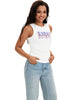 Onfers Womens Ruched Tank Top Ribbed Knit Crewneck Sleeveless Tops Fitted Basic Tees Shirts