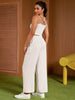 Onfers Womens Summer 2 Piece Outfits Tracksuit Cropped Camisole Tnak Tops Wide Leg Pants Casual Lounge Sets