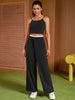 Onfers Womens Summer 2 Piece Outfits Tracksuit Cropped Camisole Tnak Tops Wide Leg Pants Casual Lounge Sets