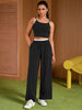 Onfers Womens Summer 2 Piece Outfits Tracksuit Cropped Camisole Tnak Tops Wide Leg Pants Casual Lounge Sets